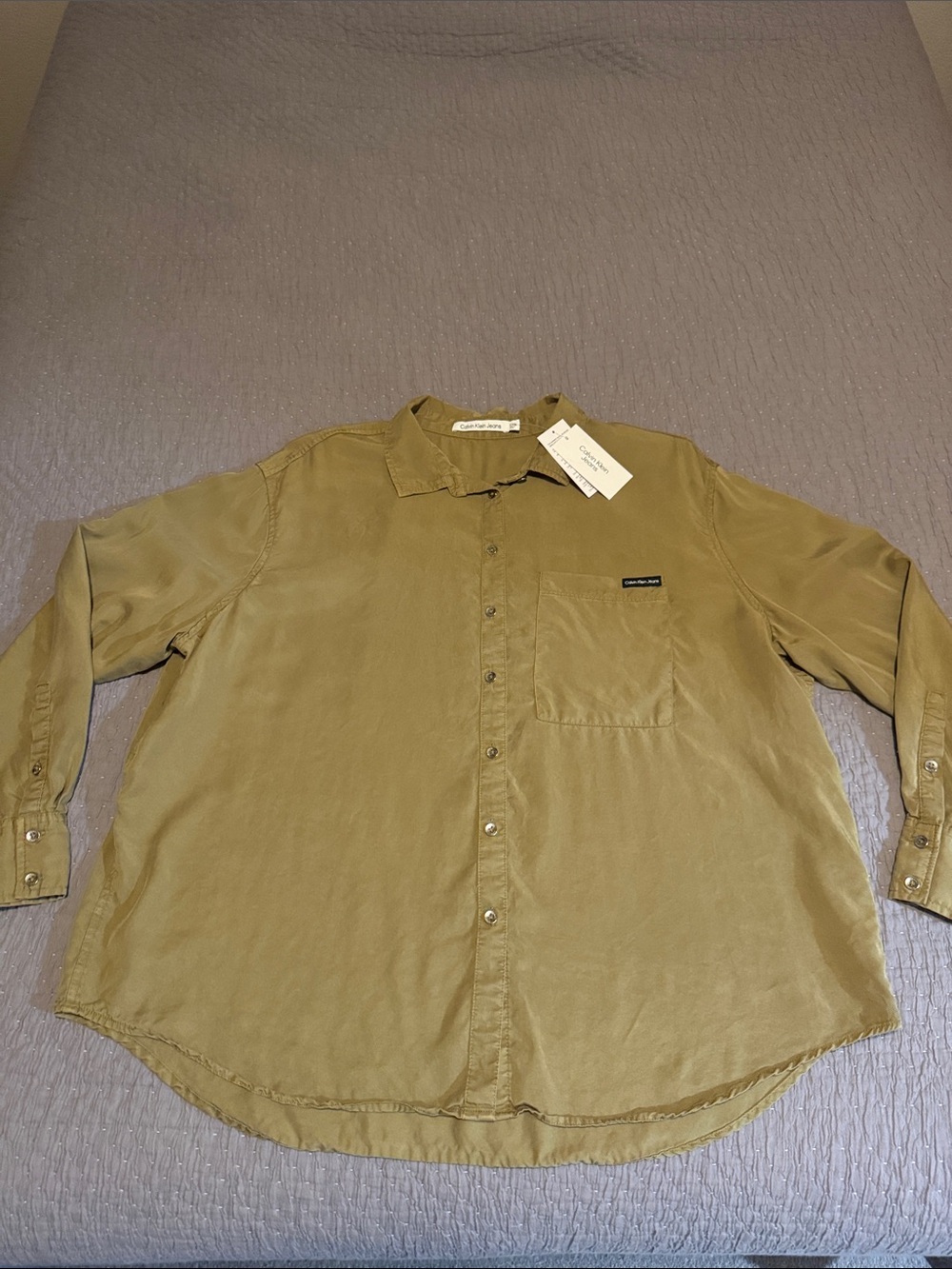 Calvin Klein Flowy Button Up Shirt